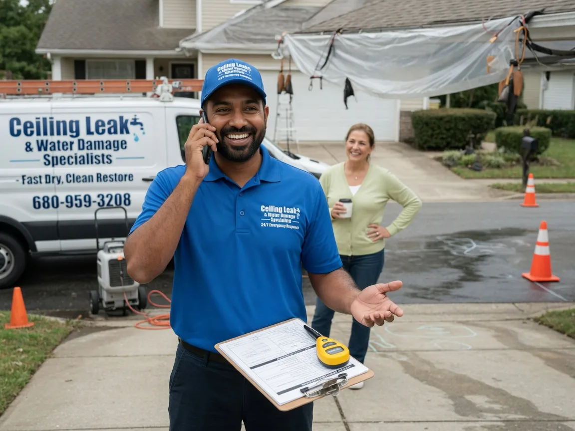 Ceiling Leak Cleanup Boise City, OK FAQs